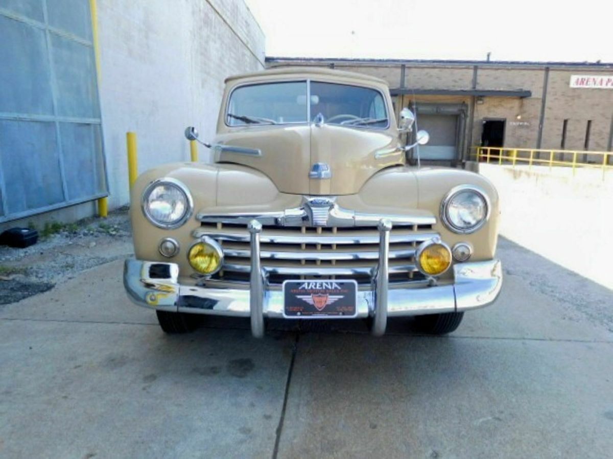 1948 Tan Ford SUPER DELUXE Convertible