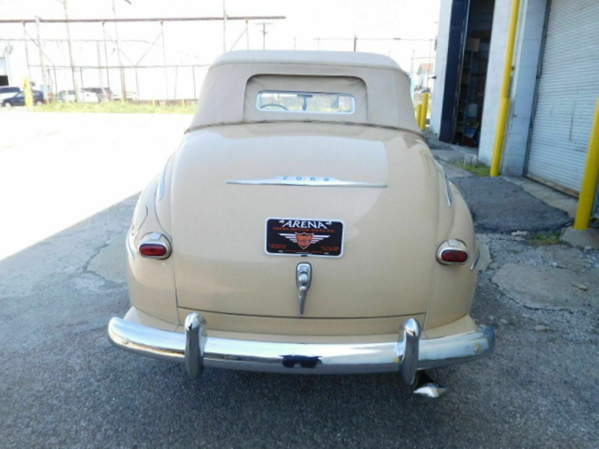 1948 Tan Ford SUPER DELUXE Convertible