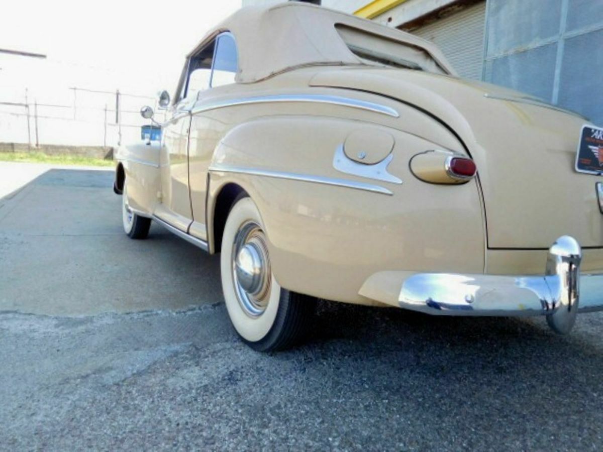 1948 Tan Ford SUPER DELUXE Convertible