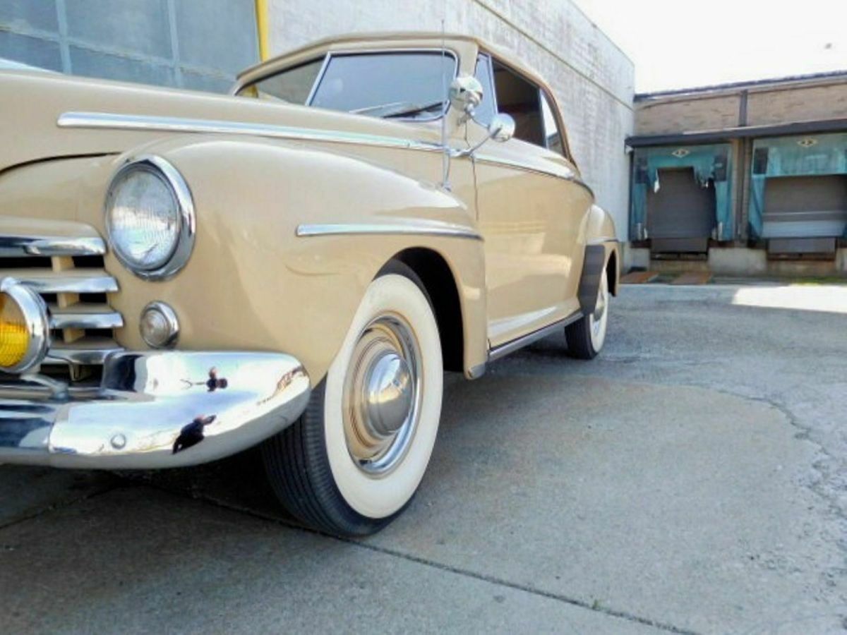 1948 Tan Ford SUPER DELUXE Convertible