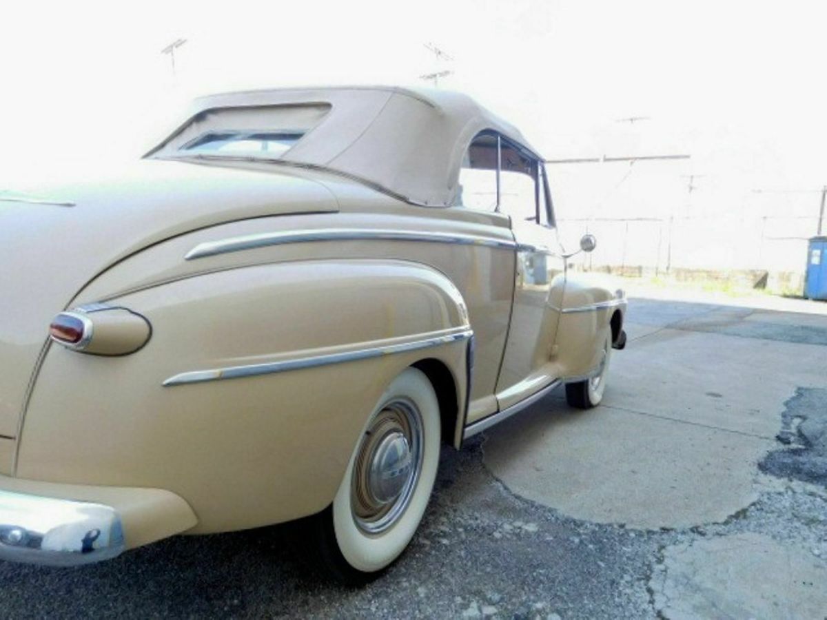 1948 Tan Ford SUPER DELUXE Convertible
