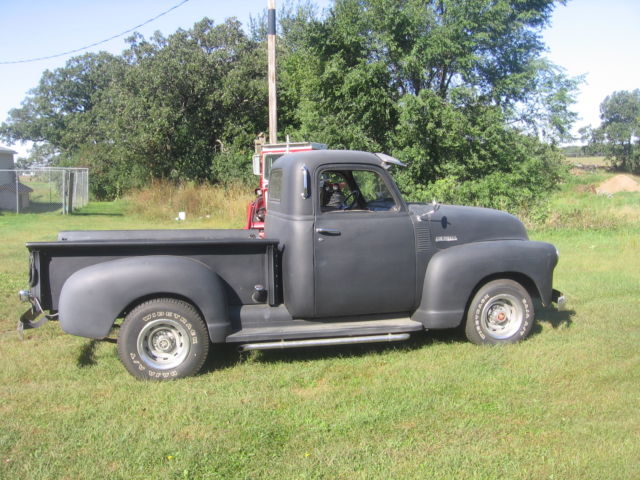 1948 flat black Chevrolet Other Pickups