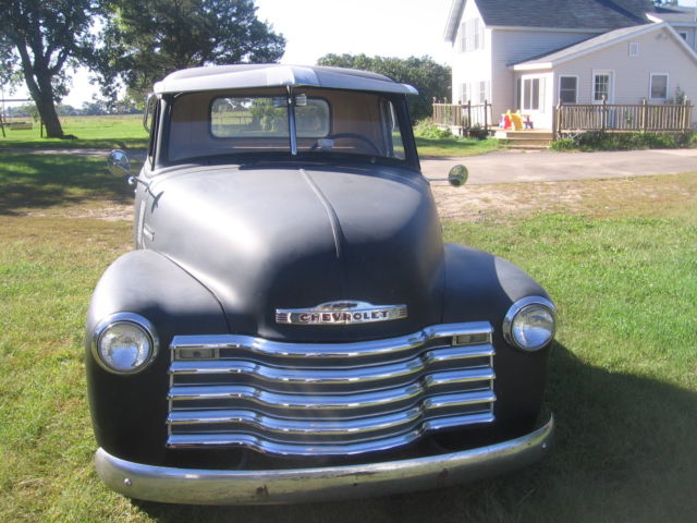 1948 flat black Chevrolet Other Pickups