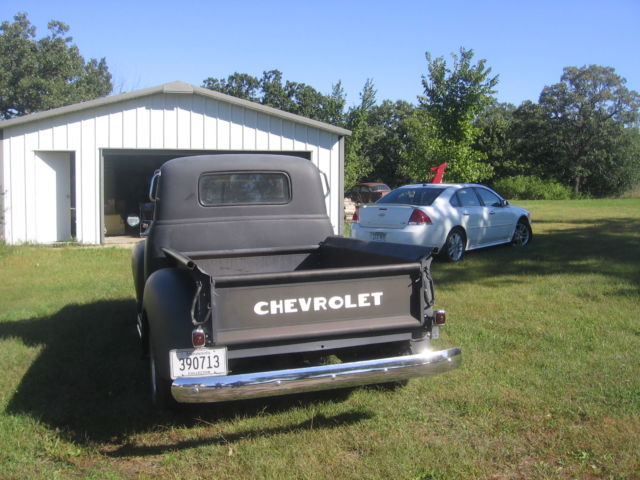 1948 flat black Chevrolet Other Pickups