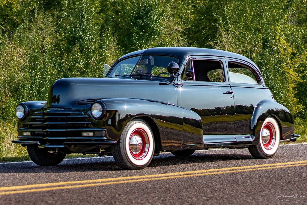 1948 Black Chevrolet Sedanette Coupe