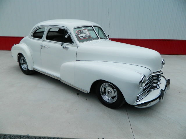 1948 White Chevrolet Streed Rod Coupe