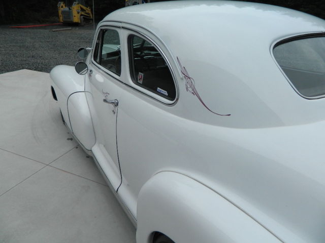 1948 White Chevrolet Streed Rod Coupe