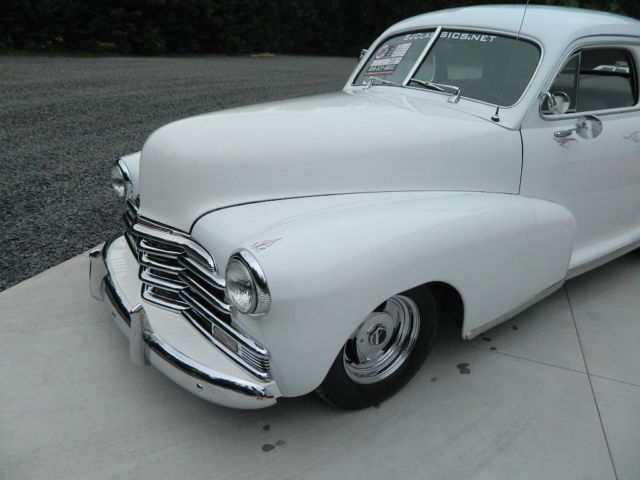 1948 White Chevrolet Streed Rod Coupe