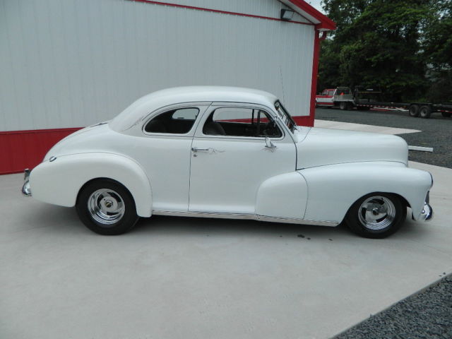 1948 White Chevrolet Streed Rod Coupe