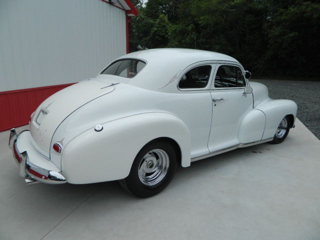 1948 White Chevrolet Streed Rod Coupe
