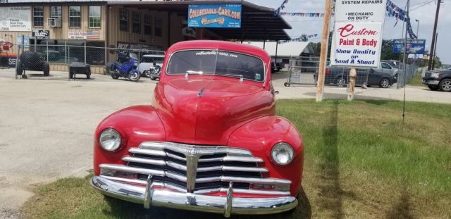 1948 Red Chevrolet Street Rod Coupe