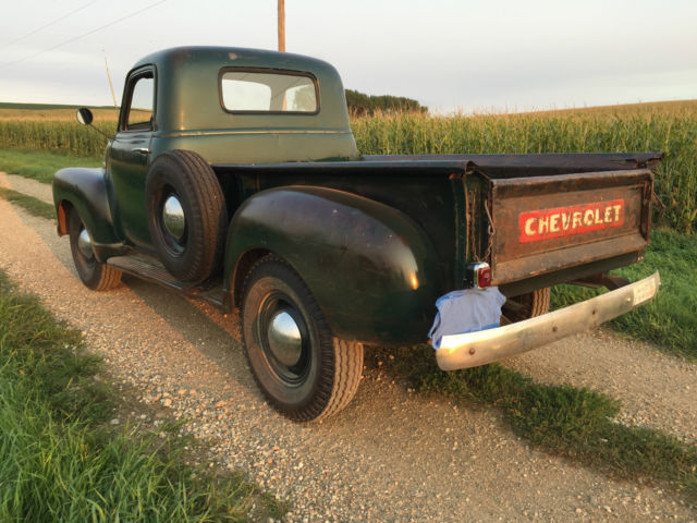 1948 Green Chevrolet Other Pickups Standard Cab Pickup