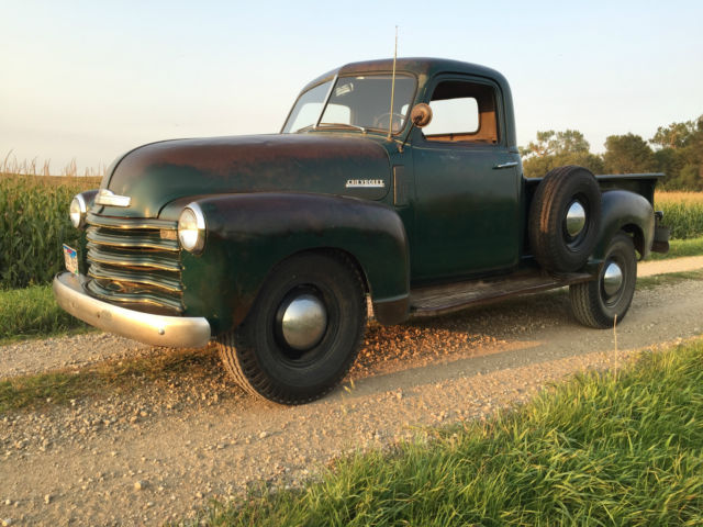 1948 Green Chevrolet Other Pickups Standard Cab Pickup