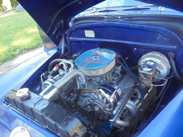 1948 Blue Chevrolet Fleetline Coupe