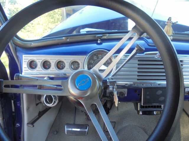 1948 Blue Chevrolet Fleetline Coupe