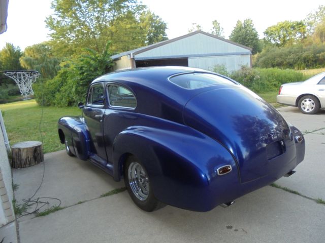 1948 Blue Chevrolet Fleetline Coupe