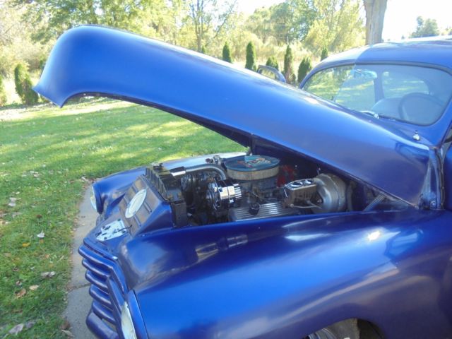 1948 Blue Chevrolet Fleetline Coupe