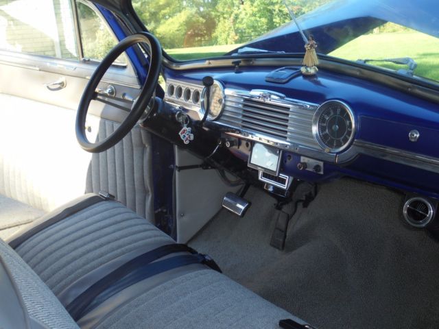 1948 Blue Chevrolet Fleetline Coupe