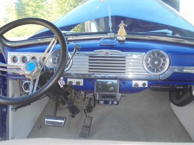 1948 Blue Chevrolet Fleetline Coupe