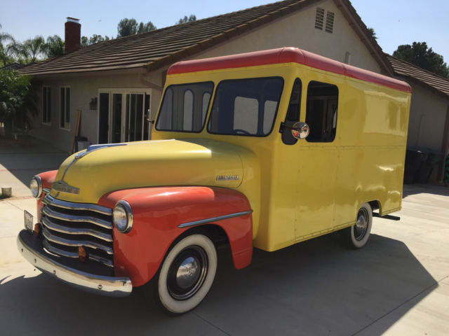 1948 Yellow and Orange Chevrolet Other Pickups Box Truck