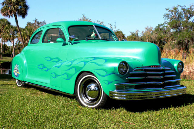 1948 Orange & WHITE Chevrolet COUPE Coupe