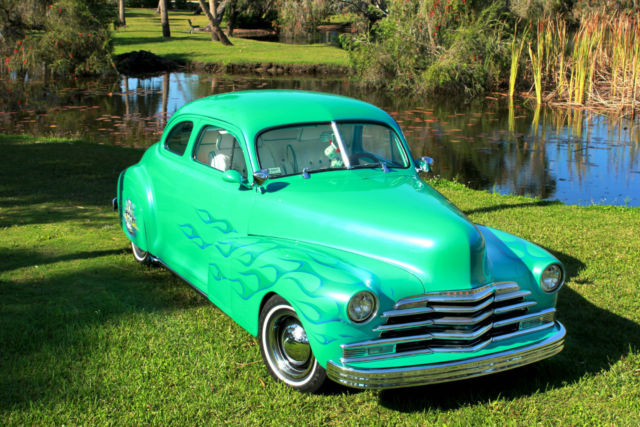 1948 Orange & WHITE Chevrolet COUPE Coupe