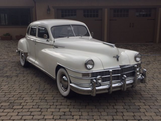 1948 PEARL WHITE Chrysler New Yorker Coupe