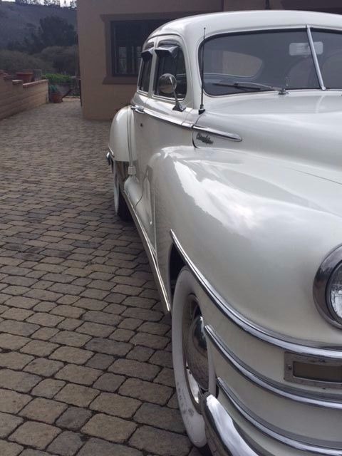 1948 PEARL WHITE Chrysler New Yorker Coupe