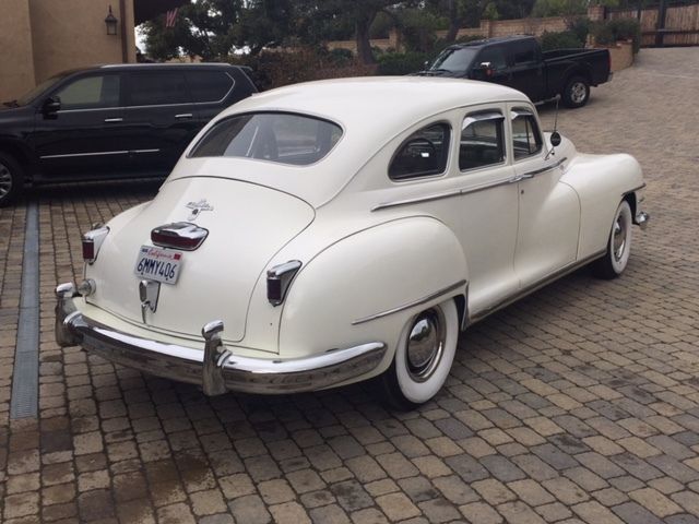 1948 PEARL WHITE Chrysler New Yorker Coupe