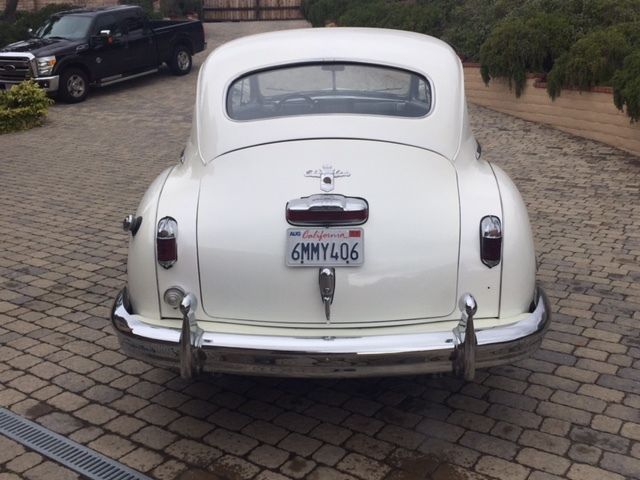 1948 PEARL WHITE Chrysler New Yorker Coupe