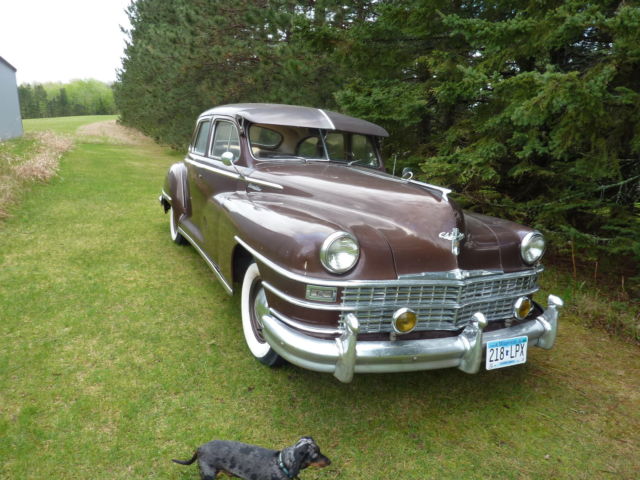1948 Brown Chrysler Winsor Travler Sedan