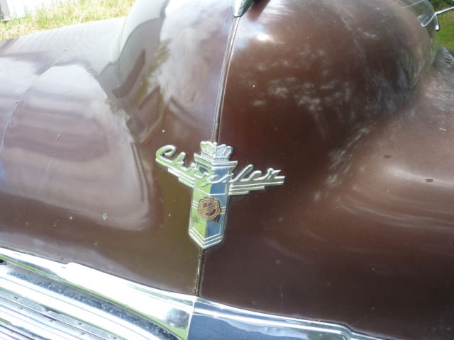 1948 Brown Chrysler Winsor Travler Sedan