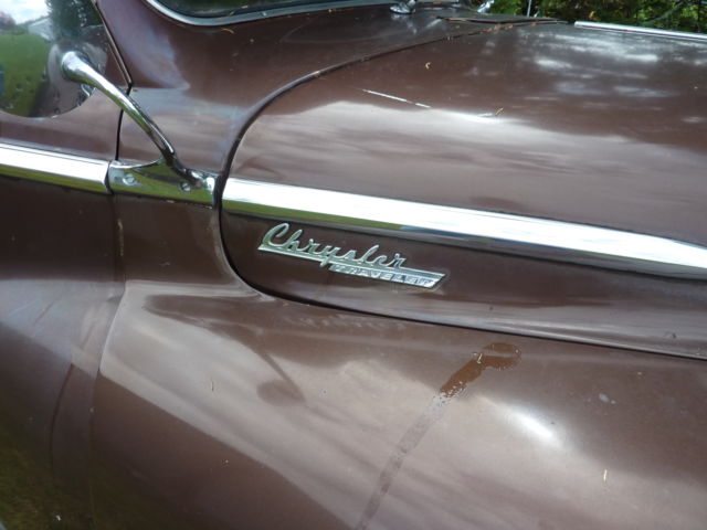 1948 Brown Chrysler Winsor Travler Sedan
