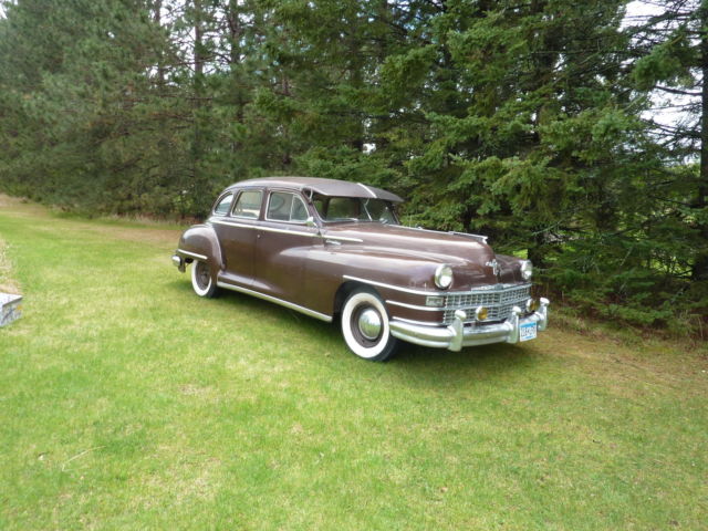 1948 Brown Chrysler Winsor Travler Sedan
