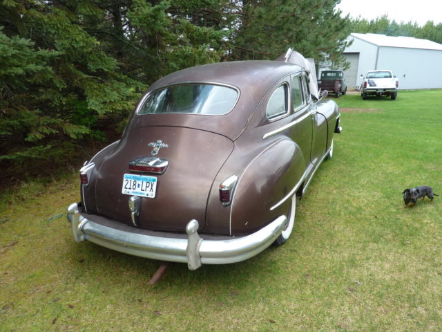1948 Brown Chrysler Winsor Travler Sedan
