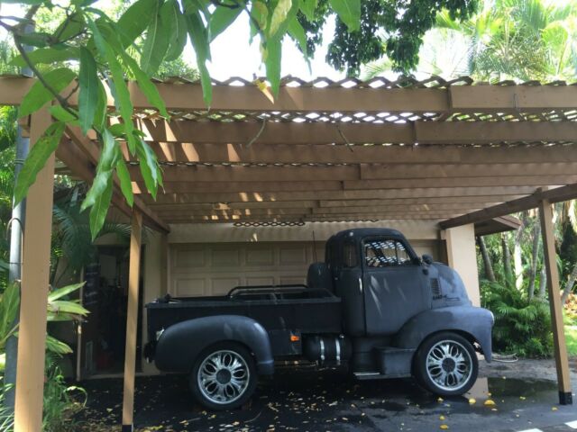 1948 black primer Chevrolet COE pickup truck COE Pickup Truck