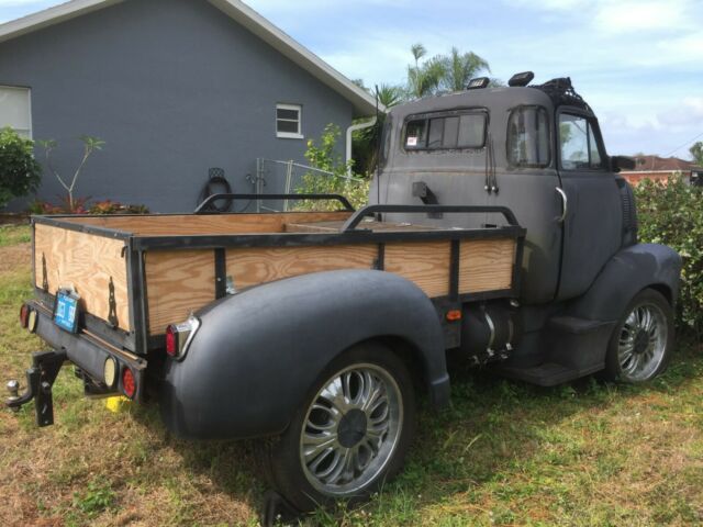 1948 black primer Chevrolet COE pickup truck COE Pickup Truck