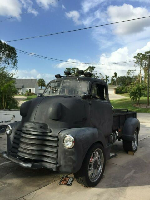 1948 black primer Chevrolet COE pickup truck COE Pickup Truck