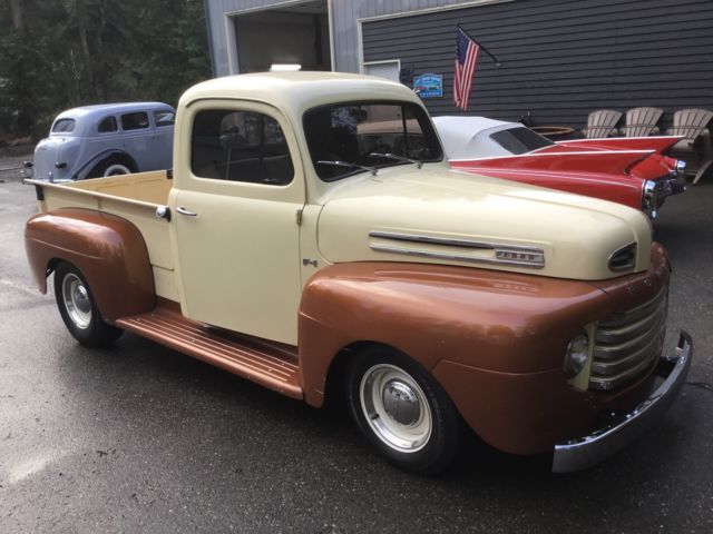 1948 Beige/brown Ford F-100 Truck