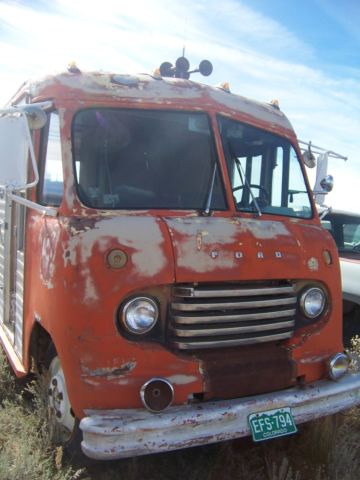 1948 Red Ford Other Van Camper