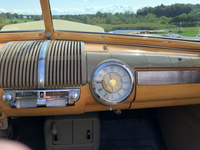 1948 Yellow Ford Super Deluxe Convertible