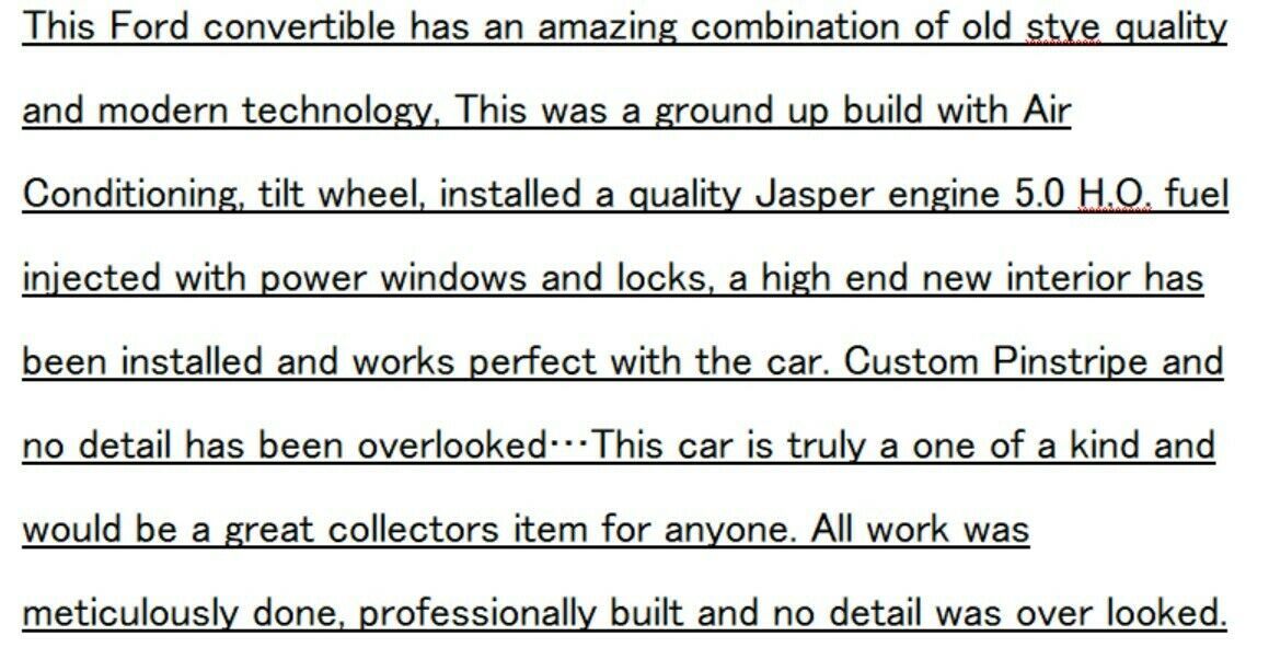 1948 Blue Ford Other Convertible