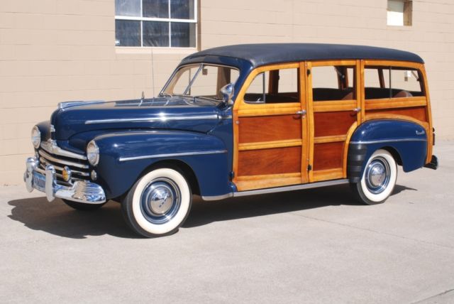 1948 Blue Ford Other woody wagon