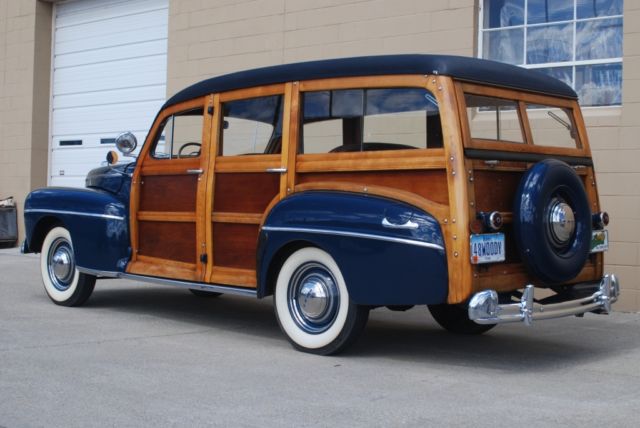 1948 Blue Ford Other woody wagon