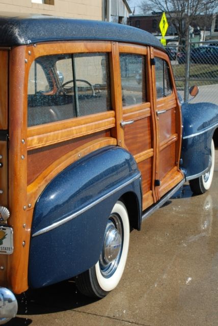 1948 Blue Ford Other woody wagon