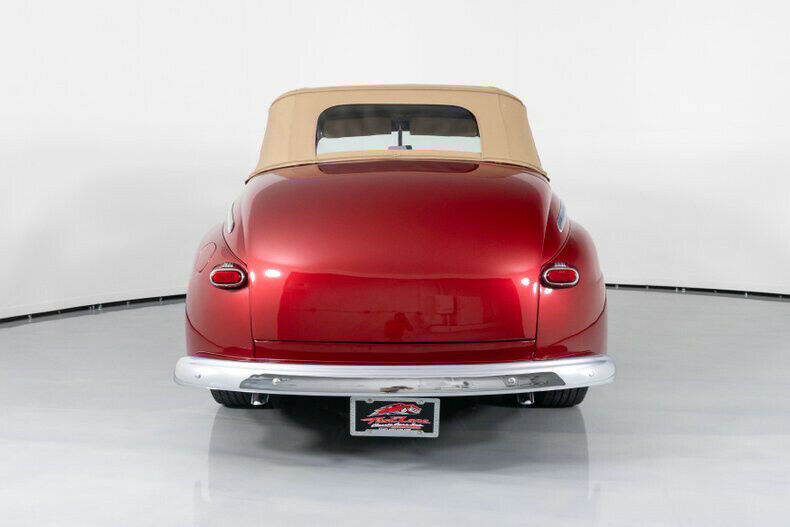 1948 Red Ford Deluxe Convertible