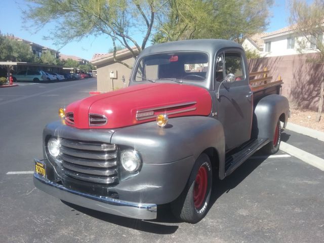 1948 Red & Black Ford Other Pickups pick up