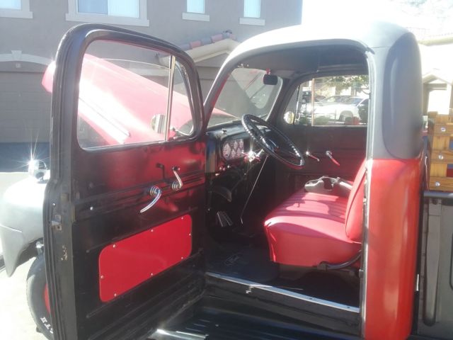 1948 Red & Black Ford Other Pickups pick up