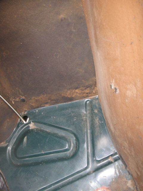 1948 green Ford F-100 pick up