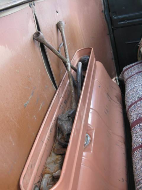 1948 green Ford F-100 pick up